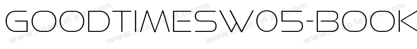 GoodTimesW05-Book Re字体转换